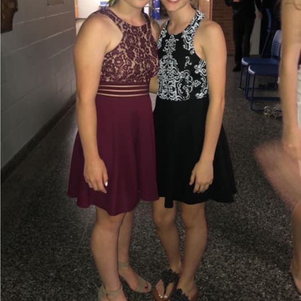 Size 0 short formal dress